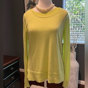 Ann Taylor soft cardigan with sheer under shirt . Trendy, soft and styli…